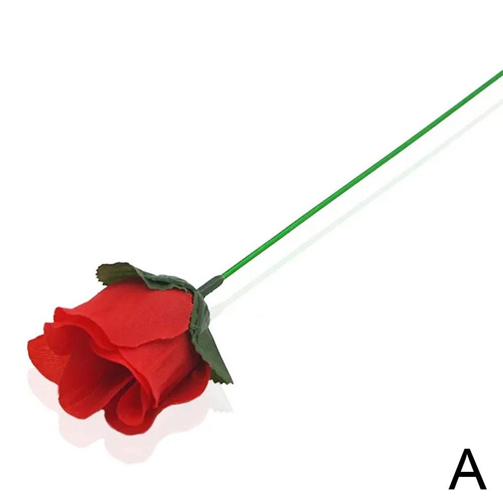 5/10 шт. Профессиональные реквизиты для иллюзий Мага, Палочка-Факел, Превращающаяся в Цветок-Факел, Превращающаяся в Розу-Огонь, Магический Трюк, Гиммик, Появляющийся Цветок из Пламени