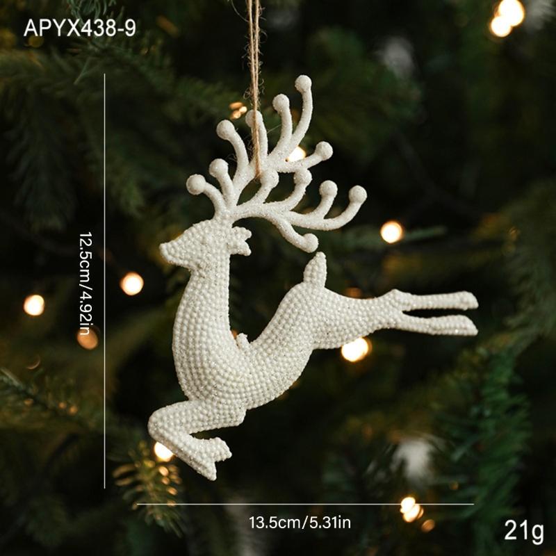 Белые пластиковые рождественские украшения Небьющиеся рождественские шары Подвесное украшение для праздничной елки