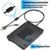 3.5 Inch External Floppy Disk Drive, Portable USB 3.0 Type-C 1.44MB FDD Disk Reader for PC Laptop Desktop Windows 11/10/8/7/XP