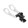 RecMount Cycling Head Mount Type 15 [HED-T15] Compatible with Double-Handed Narrow Type (Arm 19, Etc.) Rotating Head Mount, 45mm Wide