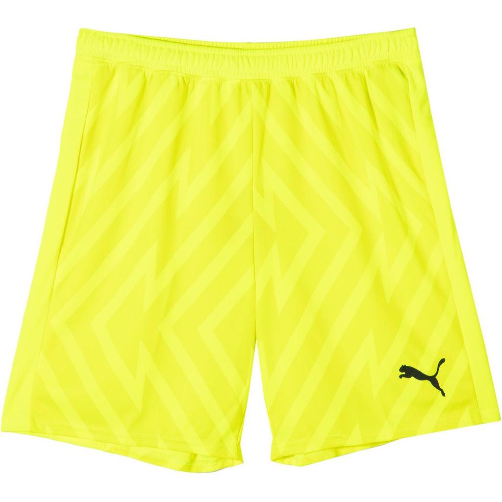 Puma Футбольные шорты Manchester City Licensed Match GK с геометрическим узором и эластичным поясом, повседневные, мужские, желтые 771547-90