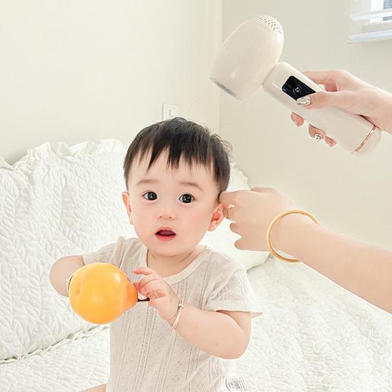 Беспроводной фен с зарядной базой 3-уровневый регулируемый мини-фен USB перезаряжаемый мягкий воздушный поток портативный дорожный электрический фен