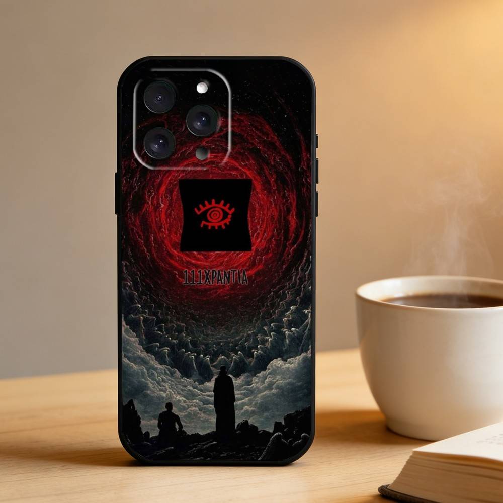 111xpantia F-Fuerza Regida Чехол для телефона для iPhone 17 16 15 14 13 12 Max Plus Силиконовый Черный Чехол