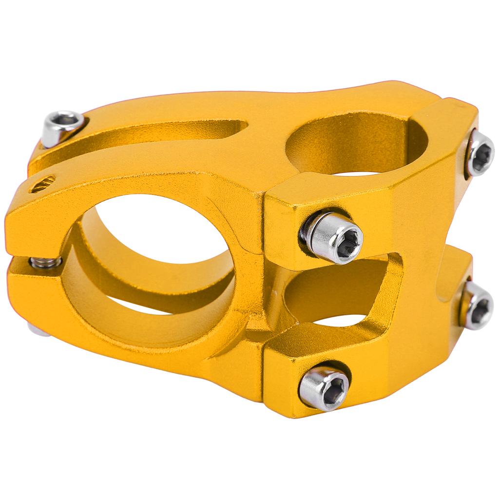 LUNJE 25.4x35MM Bike Handlebar Short Stem Riser Aluminum Alloy Bicycle Hollow Stem