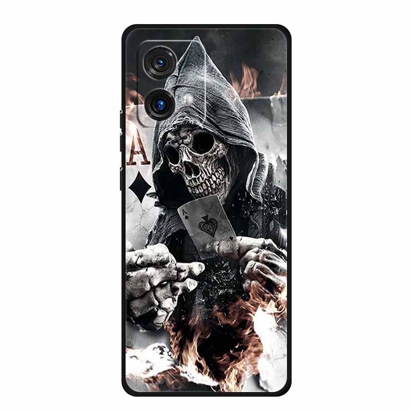 Для Motorola Moto G84 G54 5G Чехол Модный Мягкий Силиконовый Чехол из ТПУ Чехлы для Телефона для Moto G54 MotoG84 2023 Оригинальный Новый Тигр Capa