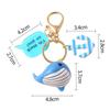Трехмерные автомобильные кулоны-брелки для ключей Брелок-дельфины Брелок-украшения Брелок-кит