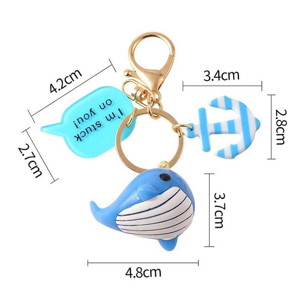 Трехмерные автомобильные кулоны-брелки для ключей Брелок-дельфины Брелок-украшения Брелок-кит