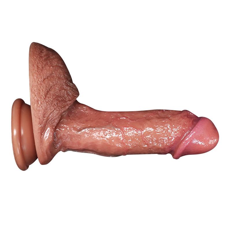 Hammer двойной жидкий силиконовый искусственный пенис для макияжа, женский мастурбатор, толстый пенис для длительного отпуска, сексуальные принадлежности для взрослых