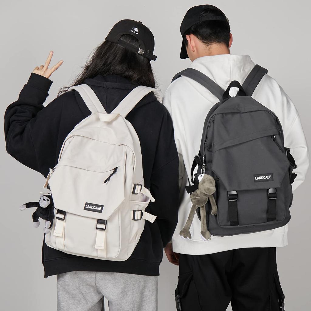 Large Town For High School Black [SEAFEW] Women's Rucksack, Capacity, Backpack, Women, Students, Men, Women, School, Commuting, Travel, Lightweight,