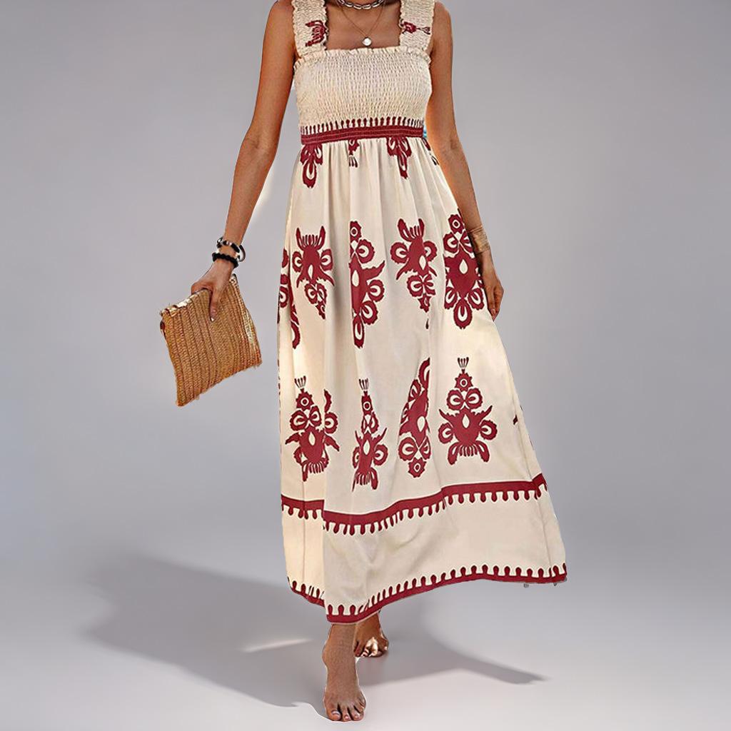 Новая летняя женская одежда Элегантное и модное платье с принтом