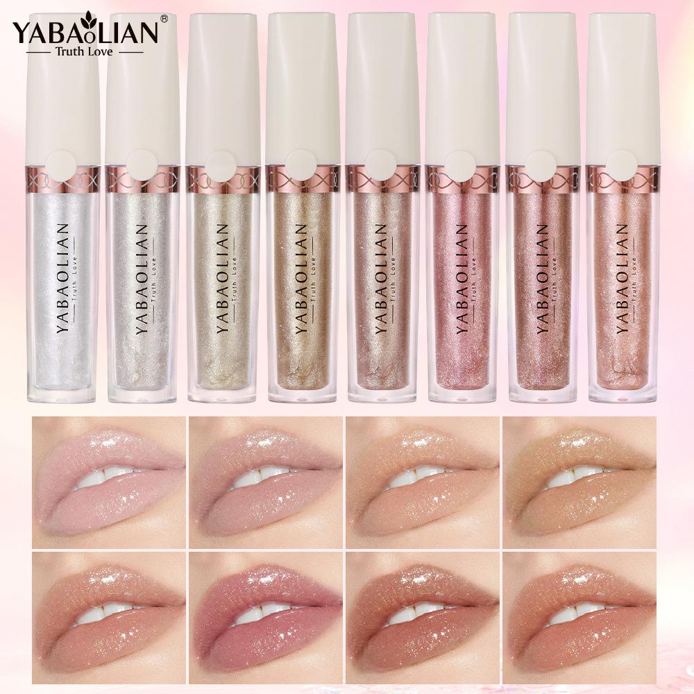 Блеск для губ, блеск для губ, перламутровая помада, высокопигментированная, стойкая жидкая помада, водостойкое масло для губ для ежедневного макияжа