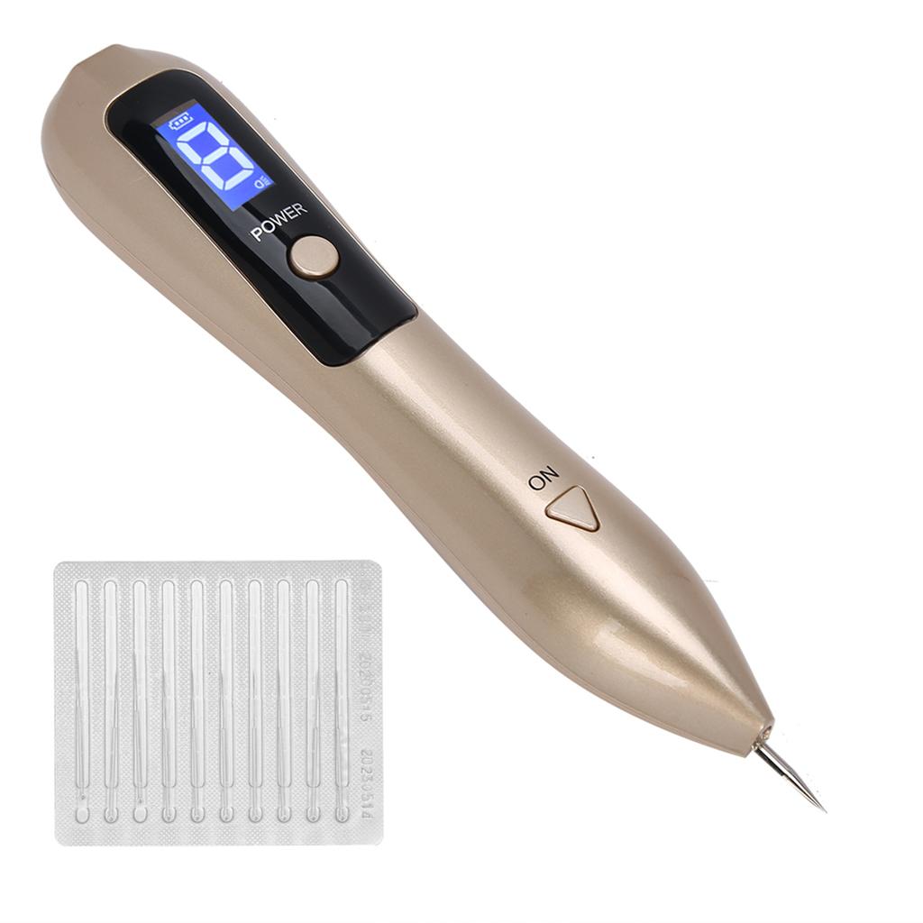 Ручка для удаления родинок 9 скоростей Регулировка Удаление темных пятен веснушек с синим светом