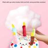 New Birthday Cake Dog Bite Resistant Interactive Sound Making Puppy Teething 16cm Gnaw Party Decor