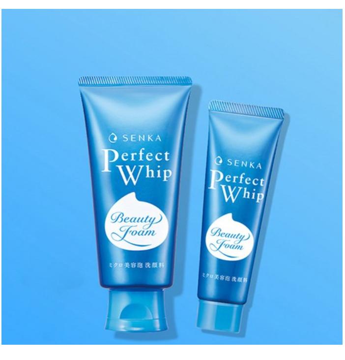 Senka Perfect Whip Очищающая пенка для умывания лица 40 г – Богатая микропена Глубокое очищение