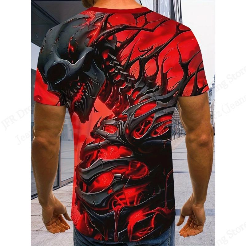 Винтажная футболка с черепом на Хэллоуин, футболка с 3D-принтом Джейсона Вурхиза, мужская и женская модная повседневная футболка с коротким рукавом, топы, детская одежда, новая