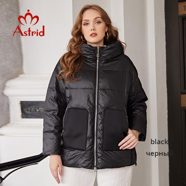 Астрид 2022, женский пуховик, зимние теплые парки, свободная верхняя одежда с капюшоном, качественная лоскутная ткань, женская куртка, женская одежда