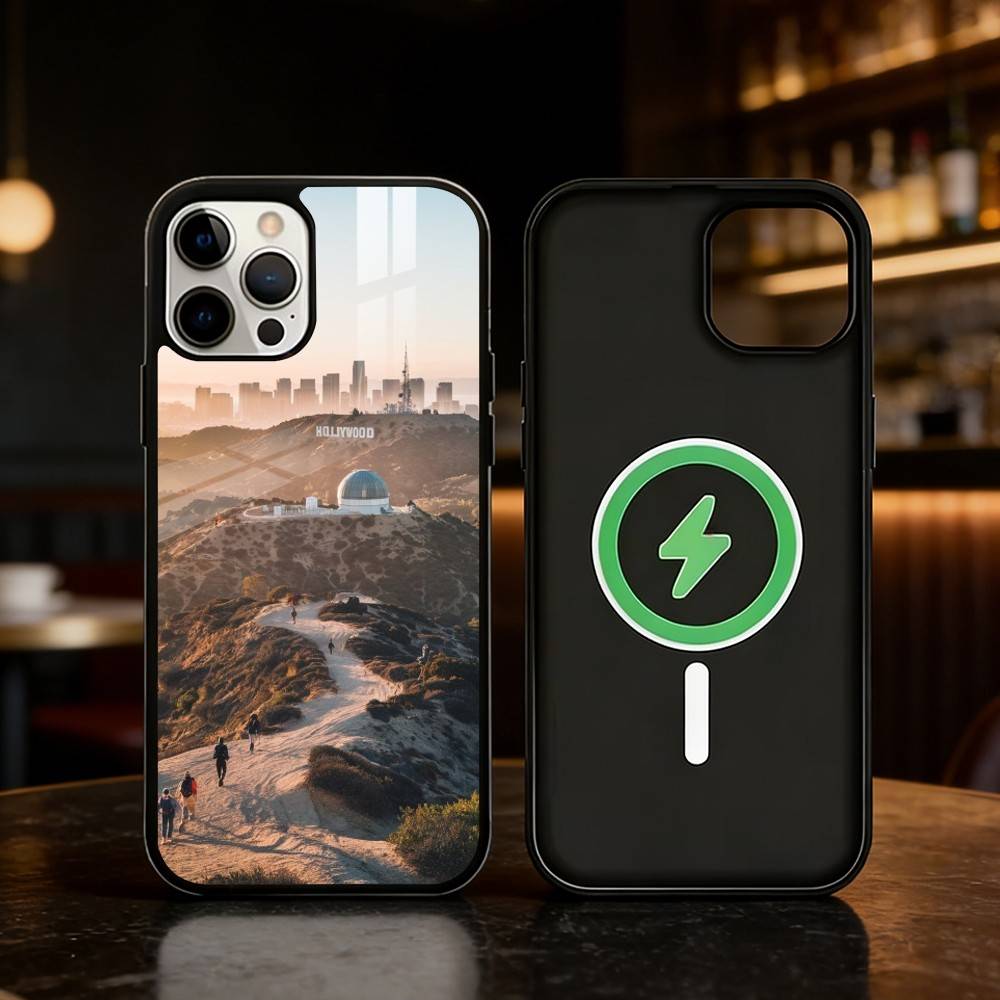 Travel Los Angeles California Phone Case For iPhone 17/16/15/14/13/12/Plus/Pro/Max for Magnetic Wireless Charging
