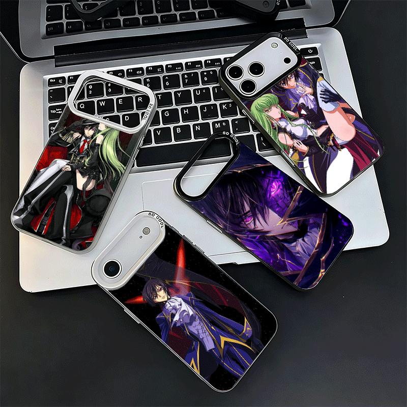 Ударопрочный чехол для телефона Code Geass Anime для iPhone 17 Air 16 16E 15 Pro Max 14 Plus 13 Mini 12 Задняя крышка Противоударный Fundas