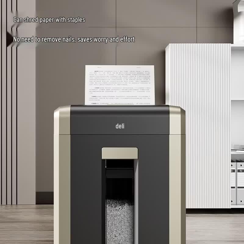 Deli GA704 Paper Shredder CN plug (adapter included)