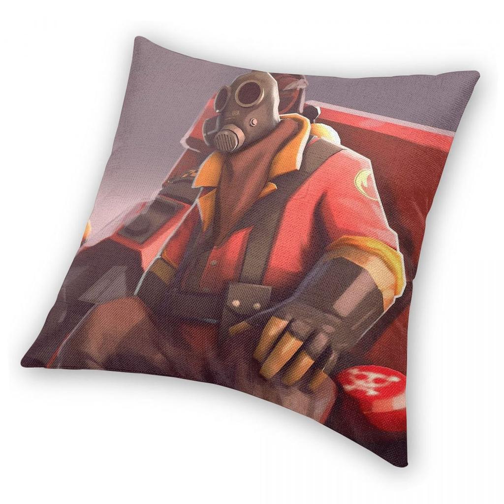 Tf2 Кровавые Наемники Гравий Пиро Наволочка Полиэстер Лен Бархат Печатный Декоративный Чехол для Подушки Чехол для Подушки Дивана
