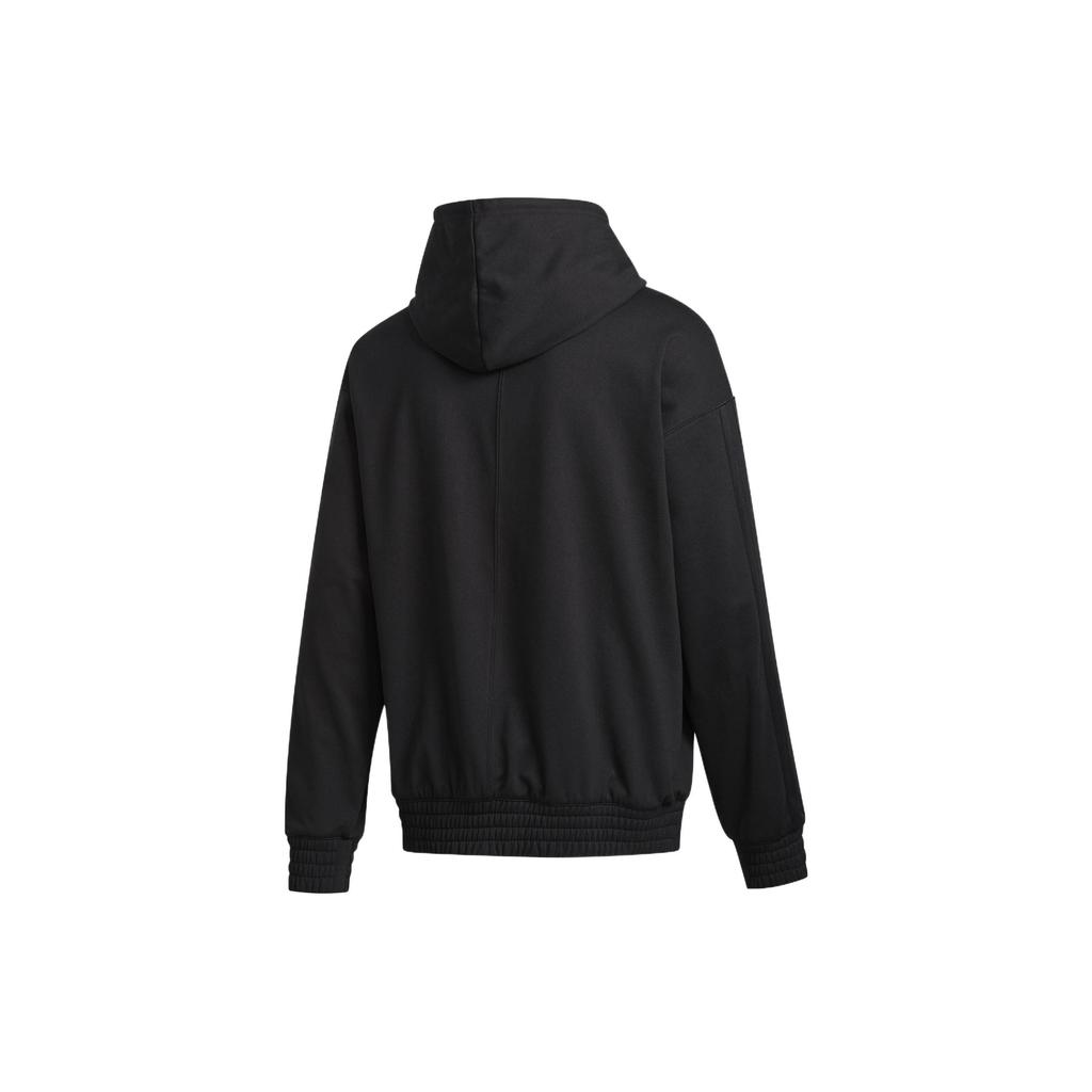 adidas Зимняя толстовка с капюшоном Essential с маленьким логотипом, мужские спортивные топы, черный GD6858