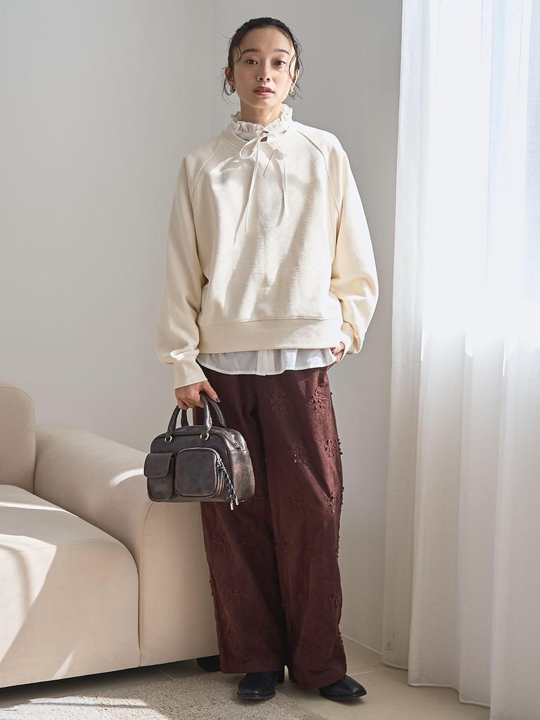 Толстовка флисовая реглан Cohen PENNEYS на заказ, 76206000025, 0300, КИПЕННО-БЕЛАЯ (03), СВОБОДНО