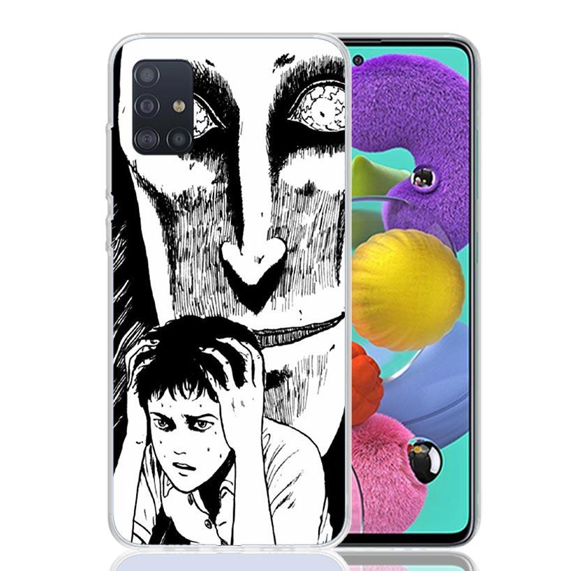 Japanese Horror Comic Anime Phone Case For Samsung Galaxy A52 A32 A22 A12 A02S A50S A30S A51 A31 AA71 Note 20 Ultra 10 S10 Plus
