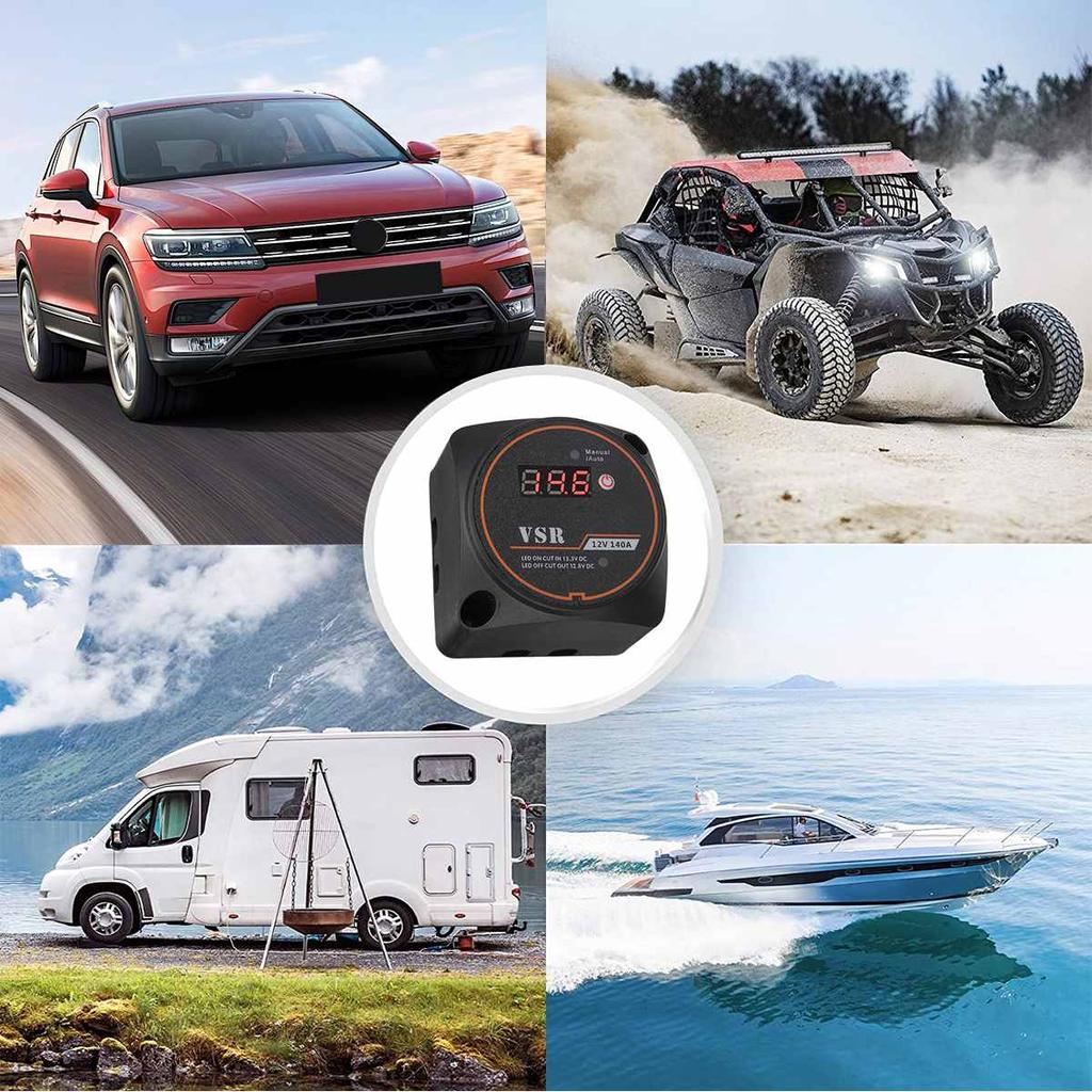 12 В 140 А индикатор напряжения аккумуляторной батареи реле напряжения VSR автоматическая зарядка для Polaris для лодок Artic Cat