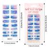 Self-Adhesive Manicure Stickers 16 Tip Full Cover Nail Wraps New UV Polish Nail Strips  Women