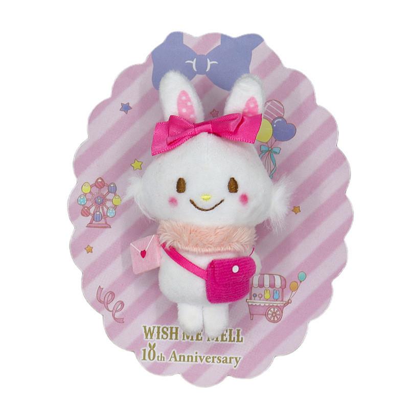 Cute Sanrio Rainbow Park Plush Brooch Adorable My Melody 10th Anniversary Collectible