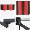 Retractable Awning Orange and Brown 400 x 300 cm