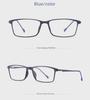 BESIFEN E0207 Ультралегкие очки TR90 в полной оправе для мужчин - удобные очки для коррекции близорукости для крупных лиц