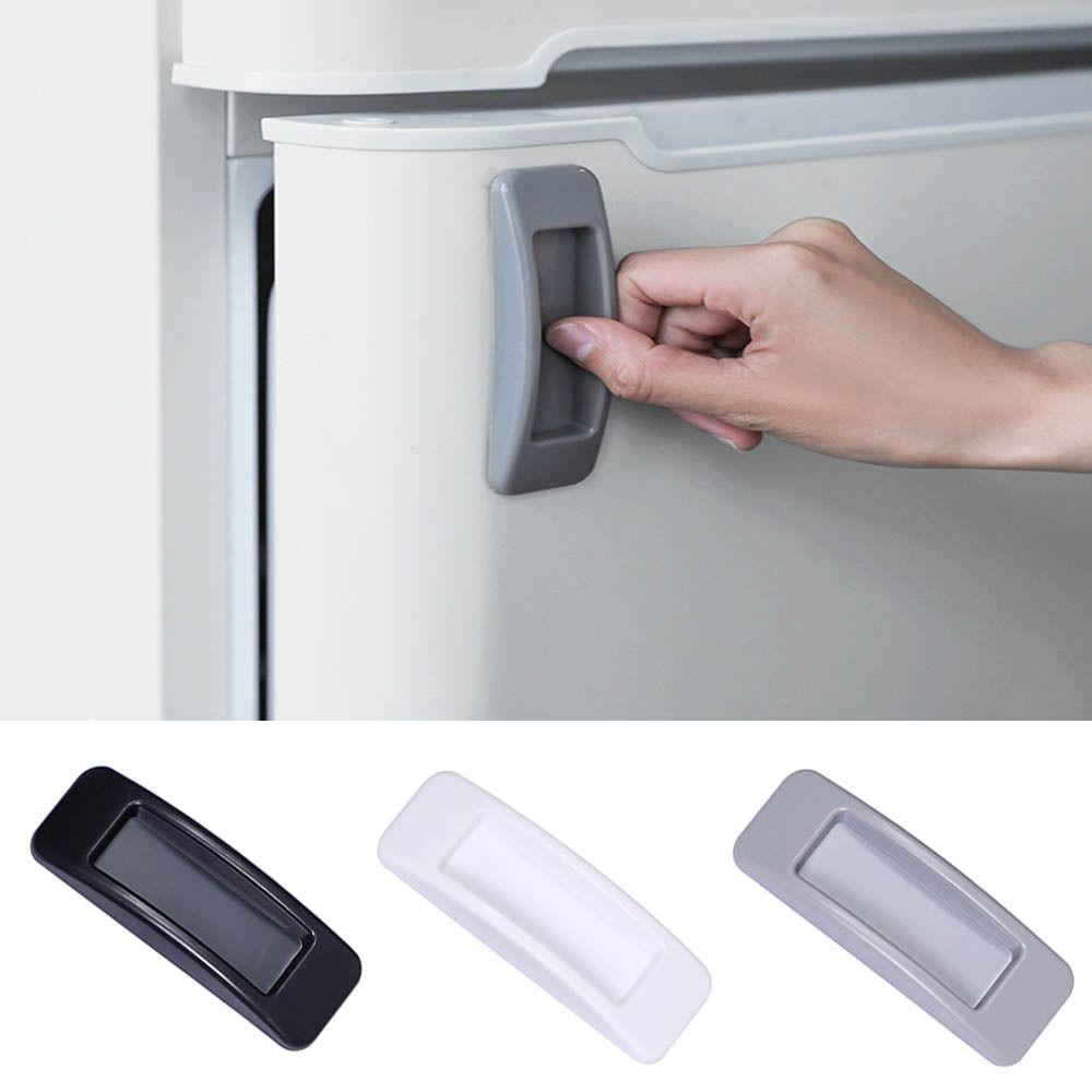 1pair Plastic Door Handle Self-Adhesive Furniture Accessories Furniture Knob  for Interior Doors