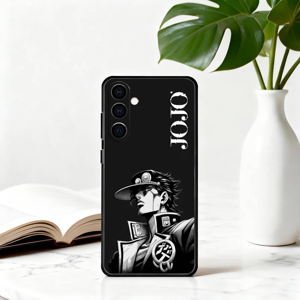 Крутой чехол для телефона J-JoJo B-Bizarre Adventures для Samsung Galaxy A73, A72, A71, A70, A53, A52, A51, Мягкий силиконовый черный чехол