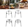 Foldable Pot Rack Heavy Duty Camping Grill Folding Cooking Stand Grilling Stand  Camping Kitchen