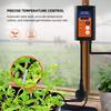 Digital Heat Mat Thermostat 1000W 41 to 108 Fahrenheit  Temperature Controller with LED Display for Seedlings Hydroponic Germination Reptiles Fermenta