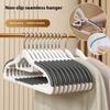 10PCS Multifunctional Wet Dry Household Hanger Plastic Non Marking And Anti Slip Hanger Clothing Rack Drying Rack For Clothes