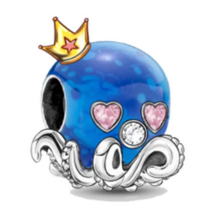 Браслеты Charm Fit Original Медь Милое Животное Сова Кошки Морская Черепаха Бусины Женский Кулон Бусины Изготовление Украшений