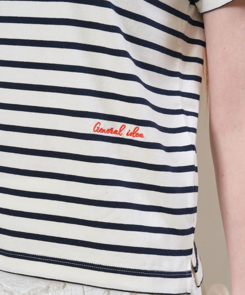 Футболка с коротким рукавом GENERALIDEA Color Block Stripe [Белый] / Gf2Lts522