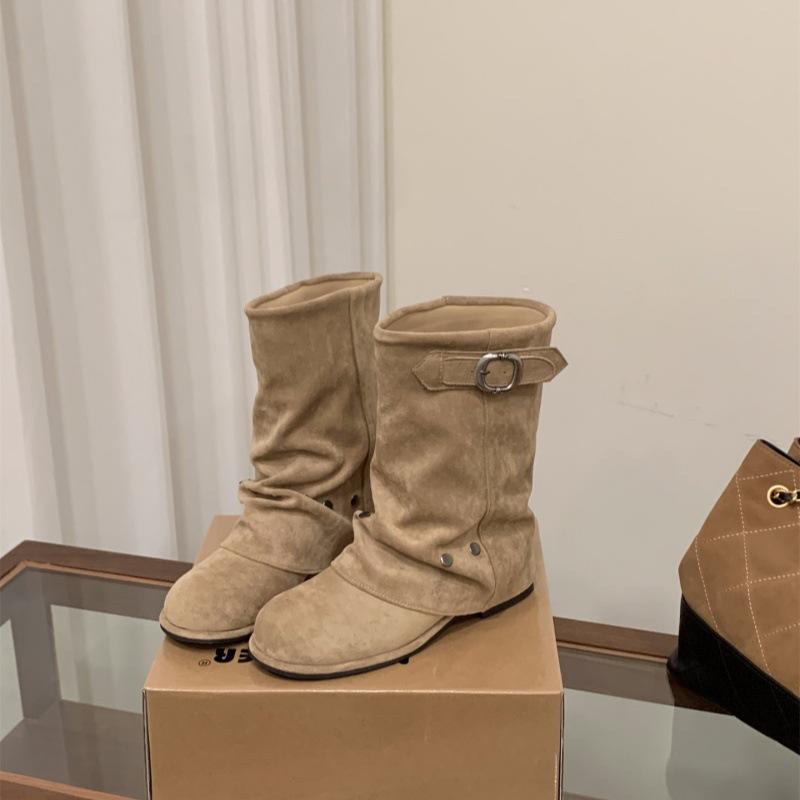 Каблук Черные ботинки Мартина Женские ботинки 2025 Новые Весенне-осенние Локомотивные Ботильоны Ботинки под брюки с юбкой Короткие ботинки