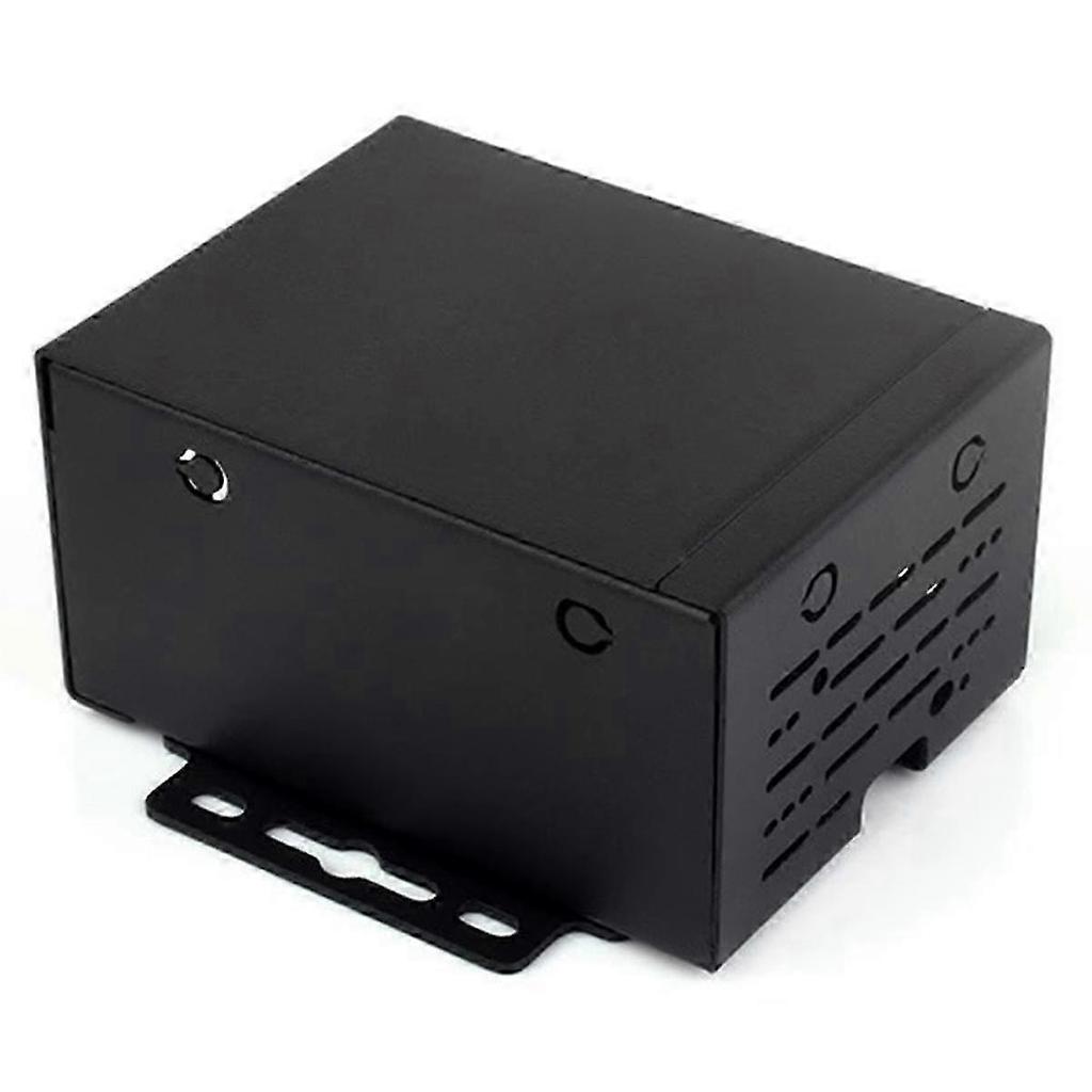 Raspberry Pi 5/5B Industrial Case with Active Cooler & PCIe/PoE HAT Support - Large Space Design