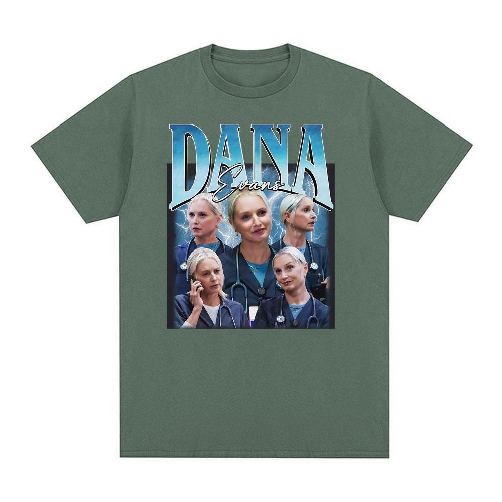 Dana Evans Vintage Retro Nurse Fan Print T Shirt Unisexs Clothing Fashion Vintage Short Sleeve Tshirts Casual Oversized Tee Shirt
