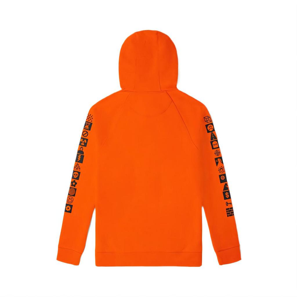 Vans Pullover Durable Comfortable Fashionable Versatile Sweatshirt Men Sweatshirt Orange VN0A3HPZ9J6