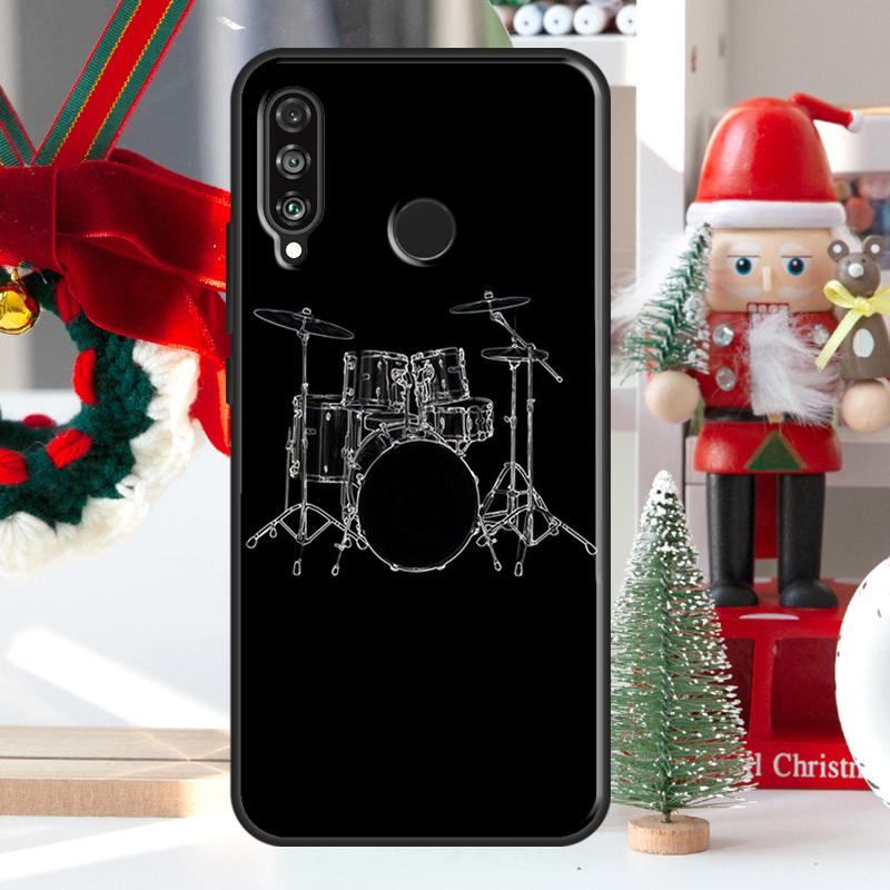 Музыкальный инструмент Барабан Для Huawei Nova 9 10 SE 11 Pro Y60 Y70 Y90 Y61 Y91 Y72 Y73 12i 11i 8i P20 P30 P40 Lite Чехол