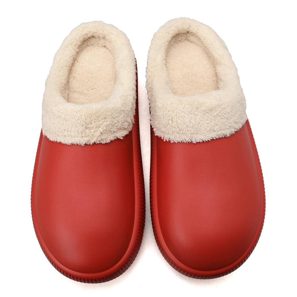 Fashion Winter Slippers Home Man Non-slip Men's Eva Slipper Fashion Warm Plush Lightweight Casual Couple's Cotton Shoe Explosive Style