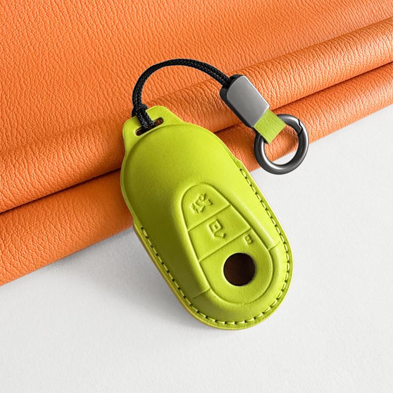 Mercedes-Benz Genuine Leather Key Case for GLC, Class A, S, C200, E300 Models
