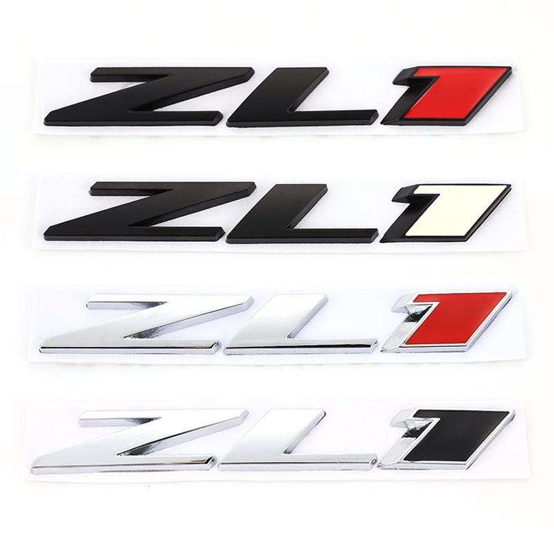 ZL1 Metal Car Sticker Emblem Badge Trunk Decals for C-hevro/let Camaro ZL1 Colorado Z71 OFF ROAD 4X4 SIERRA GMC Suburban Stickers