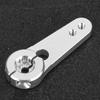 Aluminum Alloy RC Steering Servo Half Arm Horn 44mm 15T for HSP 1/5 Truck (Silver)