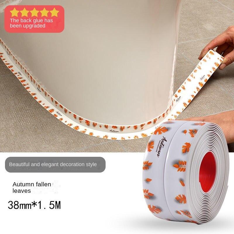 Водонепроницаемая наклейка на стену из ПВХ для кухни, водонепроницаемая наклейка для туалета, швея, бесшовная наклейка для раковины в ванной, против плесени