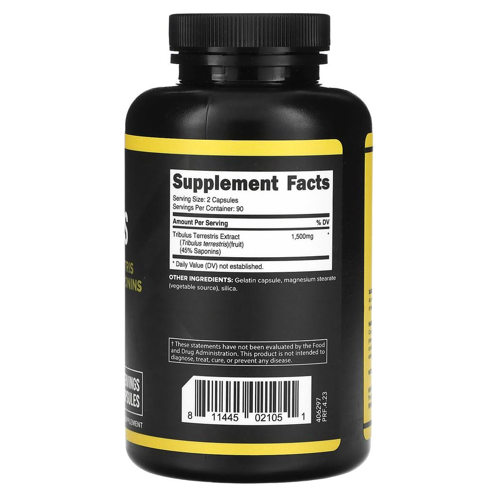 Primaforce Трибулус, 1500 мг, 180 капсул (750 мг на капсулу)